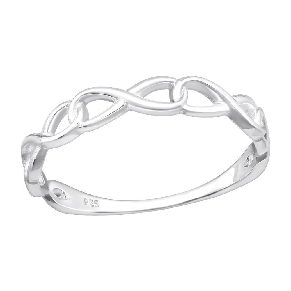 Sterling Silver Dainty Infinity Ring | 925 Silver
